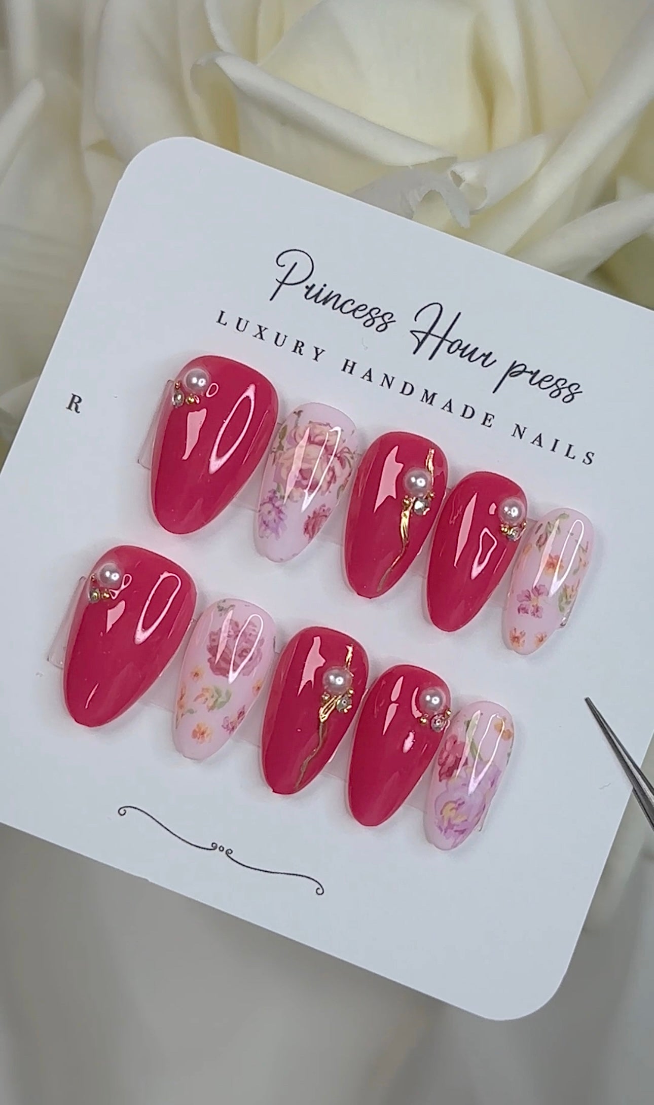 Fuchsia Pink Floral