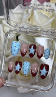 Blue and Brown Super Star