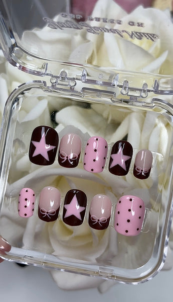 Pink and Brown Super Star