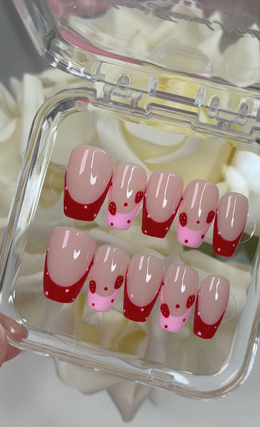 Red and Pink With Strawberries