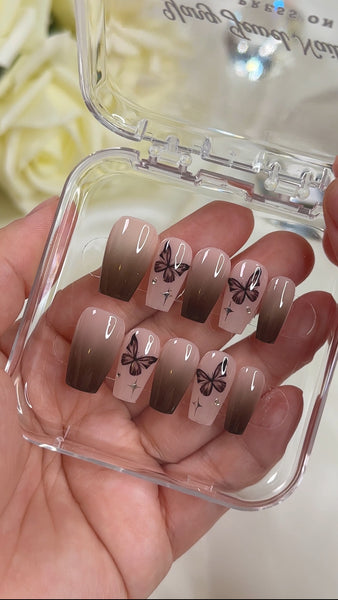 Butterfly Ombre Black Small (RTS)