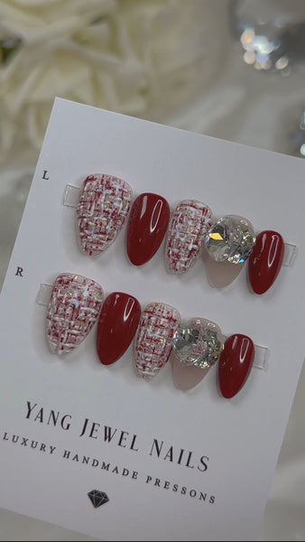 Red Tweed Crystal XSmall (RTS)