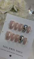 Chrome Ombre with Crystal