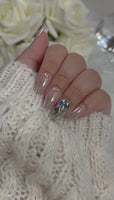Chrome Ombre with Crystal