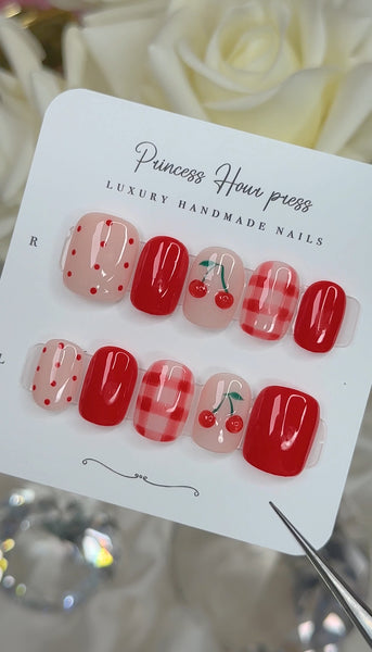 Cherry - Soft XShort Square