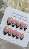 Black French Polka Dot