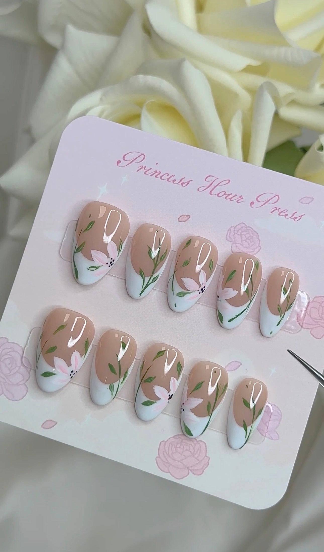 French Tip Flower