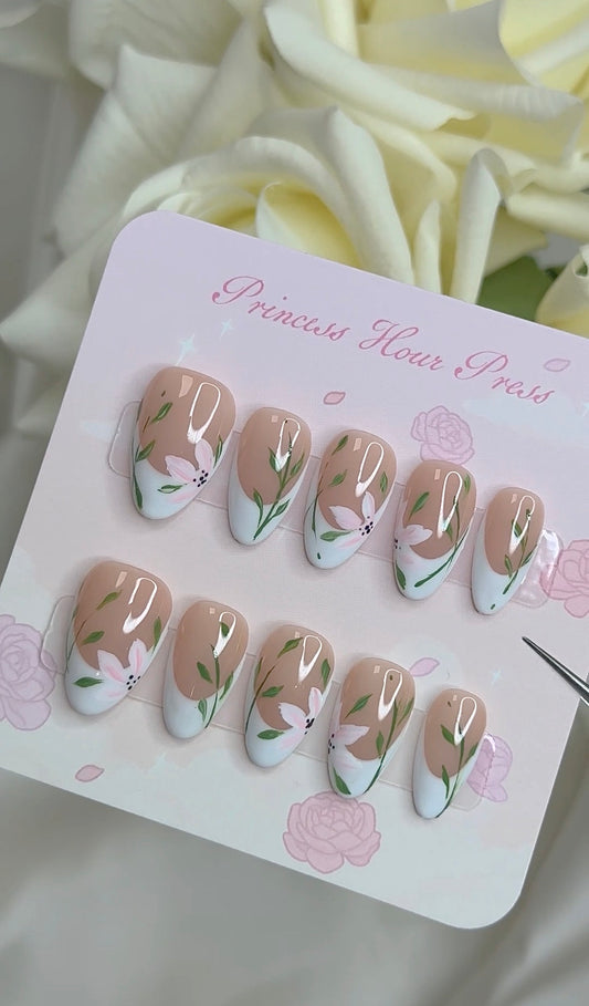 French Tip Flower