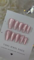 Glass Cateye Pink