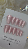 Glass Cateye Pink