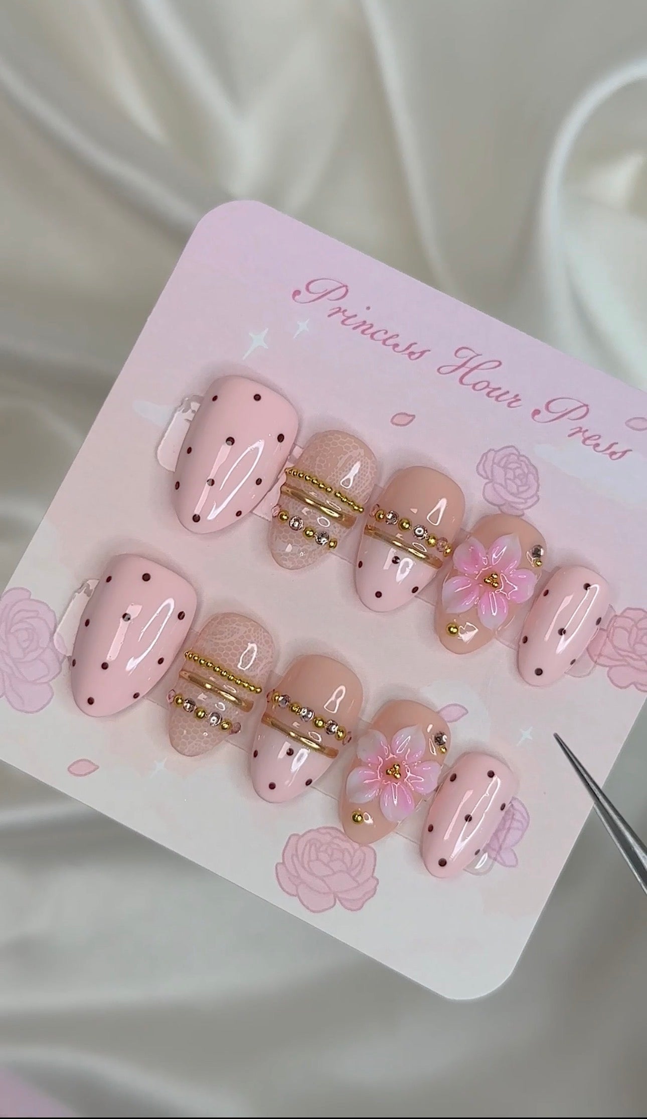 Pink Polka Dot Bangle