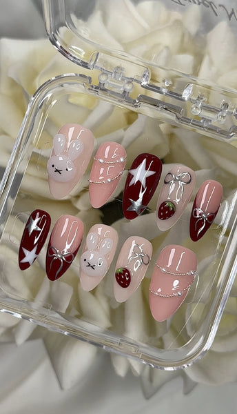 Bunny Red and Sliver Star