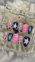 Leopard Print with Pink Star