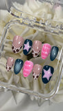 Leopard Print with Pink Star
